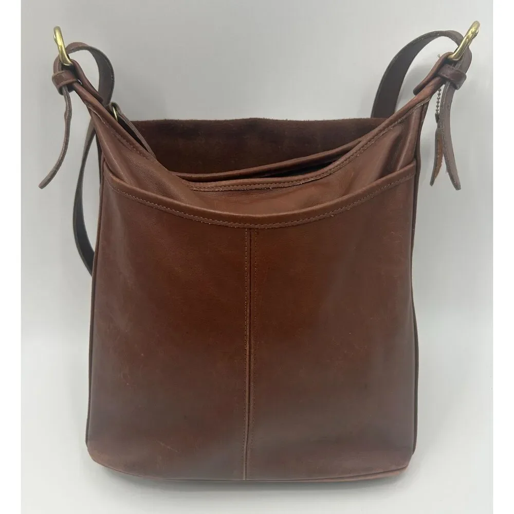 Coach Whitney Vintage 4115 Crossbody Purse Leather Brown Bag